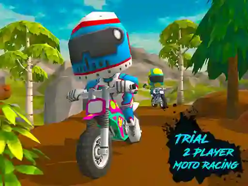 Permainan Trial 2 Player Moto Racing secara online