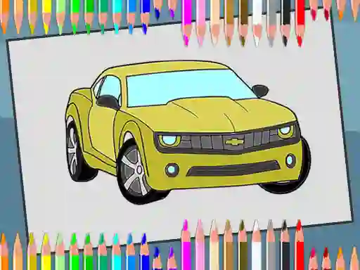 Permainan American Cars Coloring Book secara online