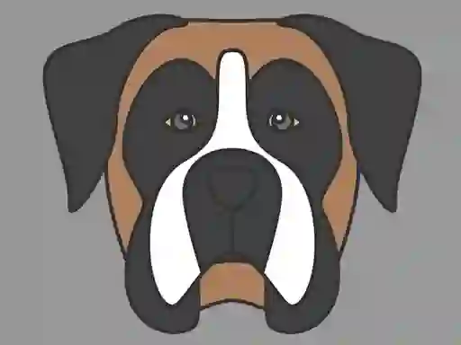 Permainan Doggy Face Coloring secara online