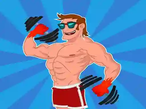 Permainan Muscle race games body run 3d secara online