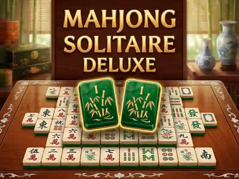Permainan Mahjong Solitaire Deluxe secara online