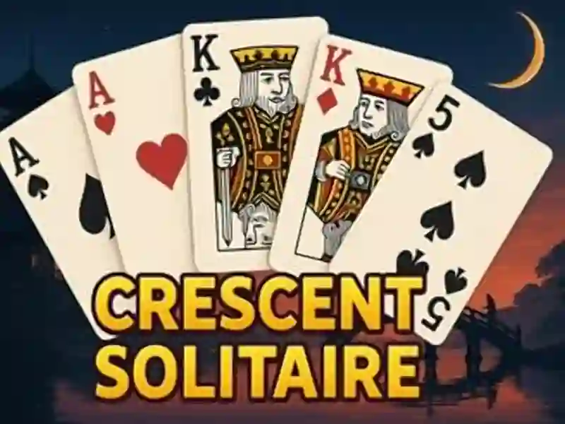 Permainan Crescent Solitaire secara online