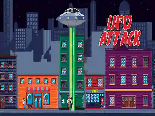 Permainan UFO Attack secara online