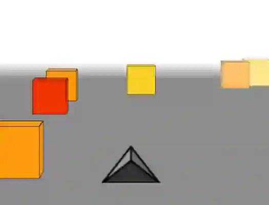 Permainan Cubefield secara online
