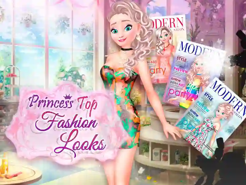 Permainan Princess Top Fashion Looks secara online