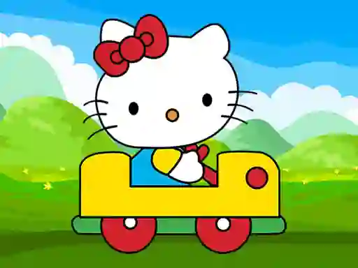 Permainan Cute Kitty Car Jigsaw secara online