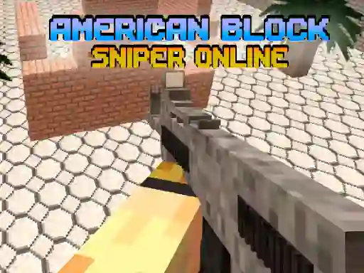 Permainan American Block Sniper Online secara online