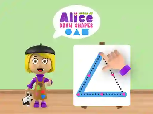 Permainan World of Alice Draw Shapes secara online