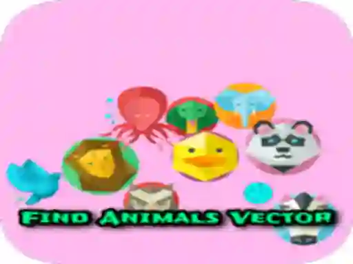 Permainan Find Animals Vector secara online
