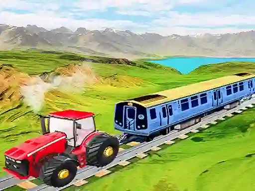 Permainan Chained tractor towing train secara online