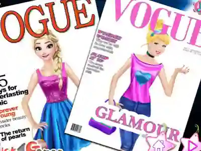 Permainan Princesses On Vogue Cover secara online