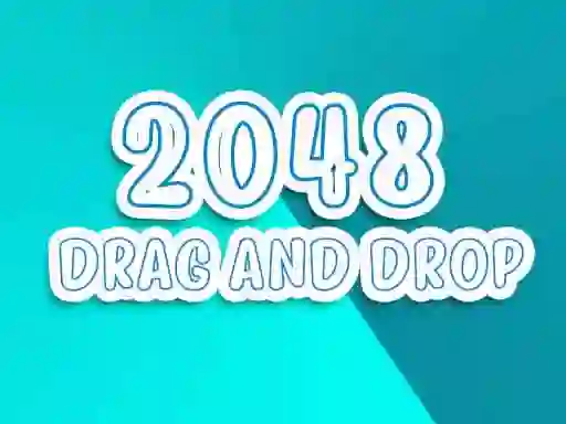 Permainan 2048 Drag'nDrop secara online