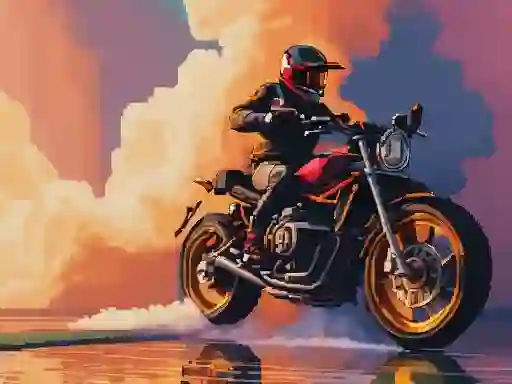 Permainan 3D Moto Simulator secara online