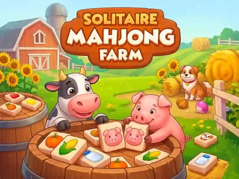 Permainan Solitaire Mahjong Farm secara online