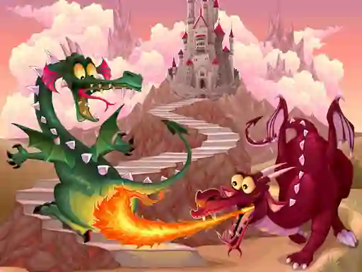 Permainan Fairy Tale Dragons Memory secara online