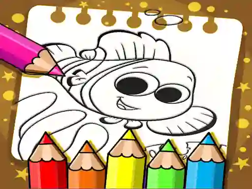 Permainan Finding Nemo Color Book secara online