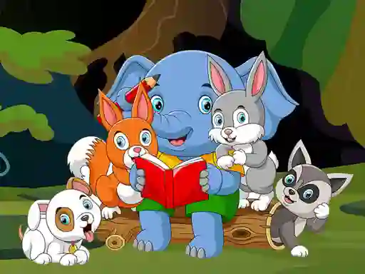 Permainan Cute Animals Memory secara online