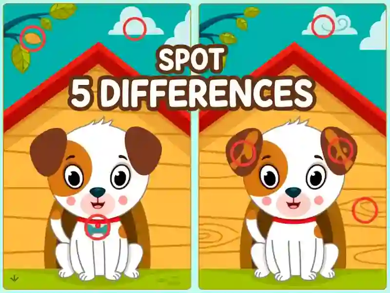 Permainan Spot 5 Differences secara online