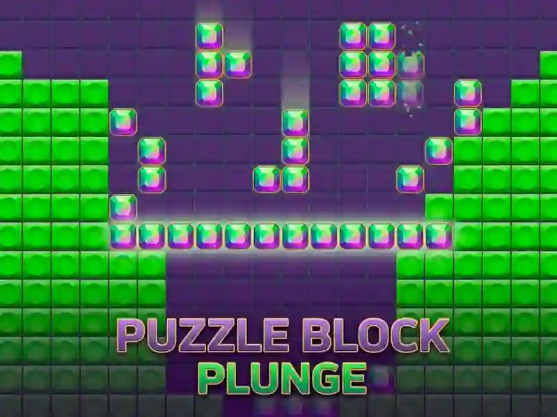 Permainan Puzzle Block Plunge secara online