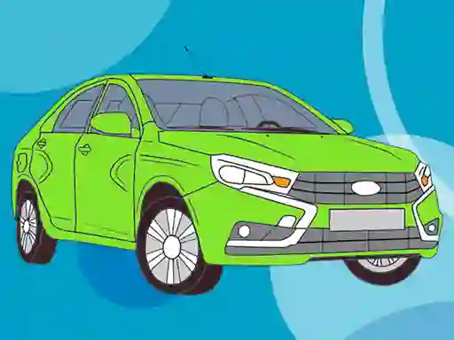 Permainan Russian Cars Coloring Book secara online