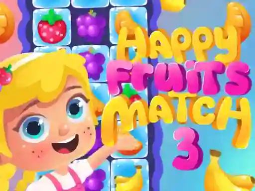 Permainan Happy Fruits Match3 secara online