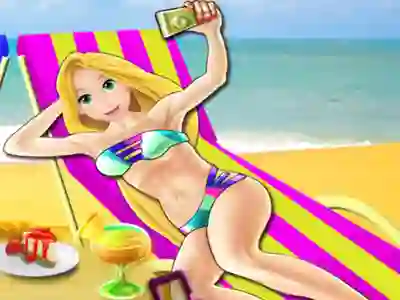 Permainan Princesses Perfect Tanning secara online