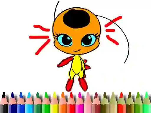 Permainan Back To School: Dotted Girl Coloring secara online