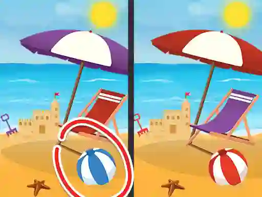 Permainan Spot The Difference Seasons secara online