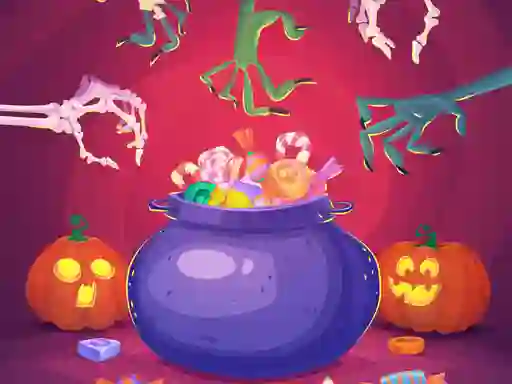 Permainan Cute Halloween Monsters secara online