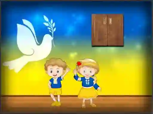 Permainan Amgel Peace Room Escape secara online