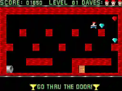 Permainan Dangerous dave secara online