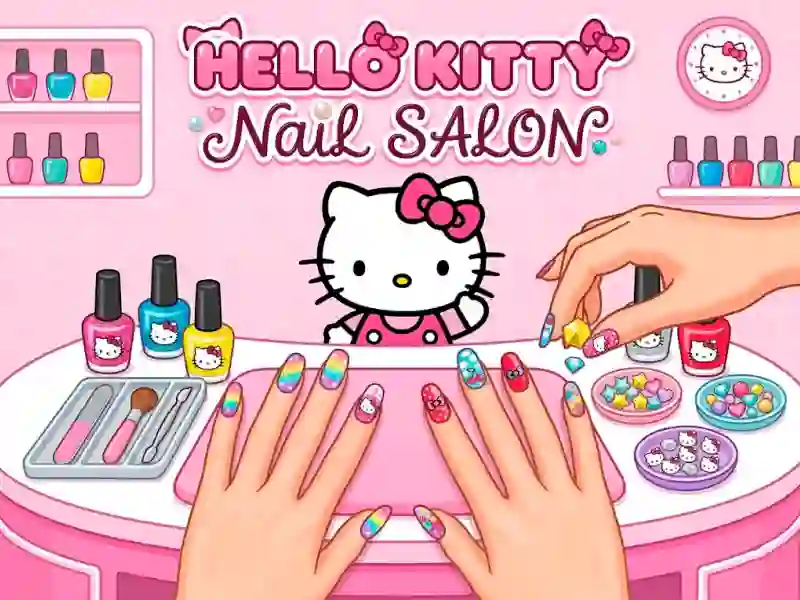 Permainan Hello Kitty Nail Salon secara online