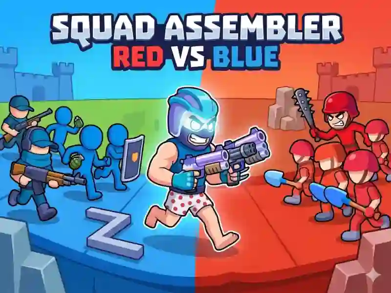 Permainan Squad Assembler Red Vs Blue secara online