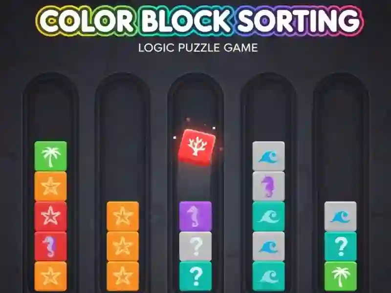 Permainan Color Block Sorting secara online