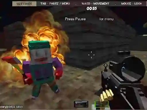 Permainan Pixel Gun Apocalypse secara online