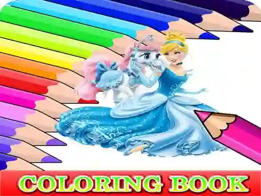 Permainan Coloring Book for Cinderella secara online