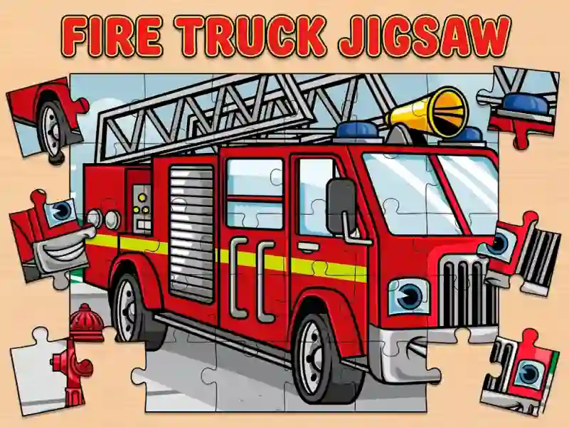 Permainan Fire Truck Jigsaw secara online