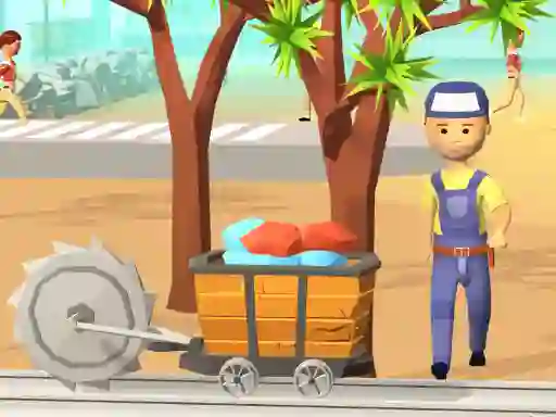 Permainan Stone Miner 3d secara online