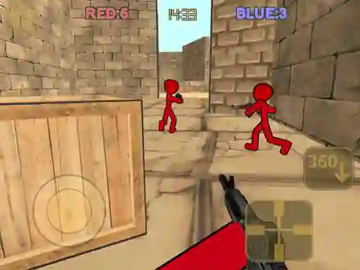 Permainan Stickman Counter Terror Shooter secara online