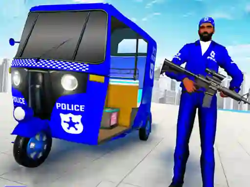 Permainan Police Auto Rickshaw Taxi secara online