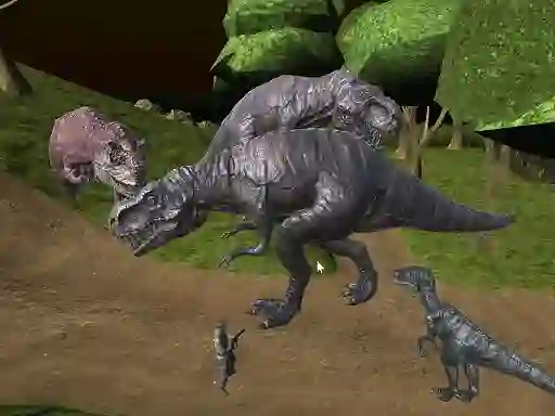 Permainan Mightnight Multiplayer Dinosaur Hunt secara online