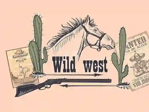 Permainan Wild Wild West Memory secara online