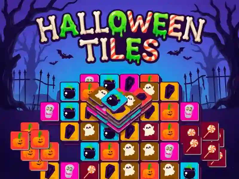 Permainan Halloween Tiles secara online