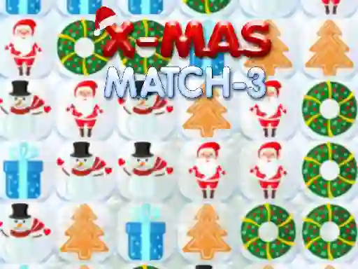 Permainan Xmas Match 3 secara online