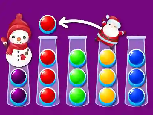 Permainan Ball Sort Xmas secara online