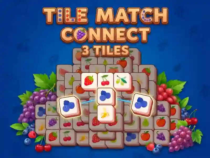 Permainan Tile Match Connect 3 Tiles secara online