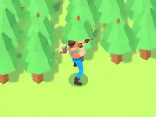 Permainan Idle Lumberjack 3D secara online