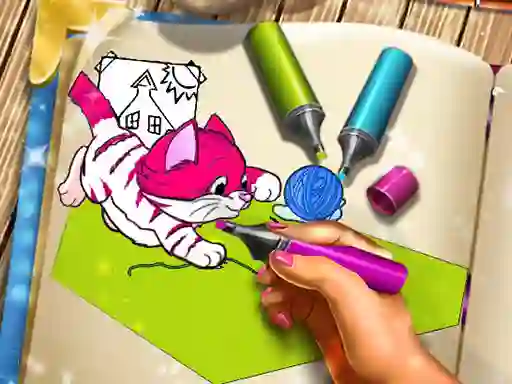 Permainan Pets Coloring Book secara online
