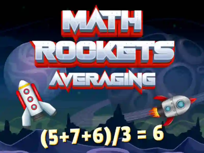 Permainan Math Rockets Averaging secara online