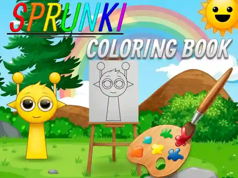 Permainan Sprunki Coloring Book secara online